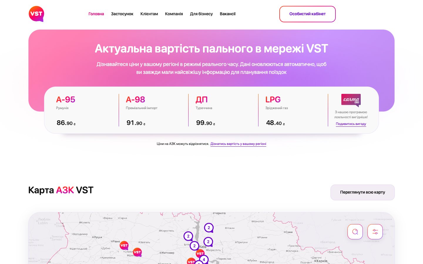 Головна сторінка vst-oil.com